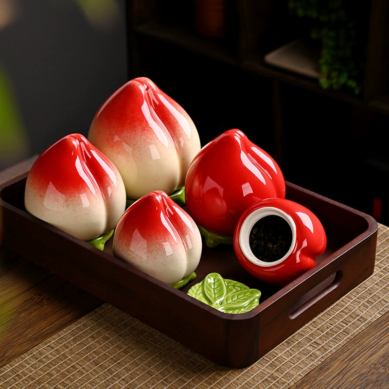 День рождения Персик креативная герметичная банка маленький размер персик банка для чая герметичная банка украшение день рождения День рождения подарок на банкет