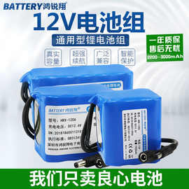 12锂电池组大容量氙气灯拉杆音箱太阳能路灯户外12伏锂电池电瓶