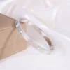 【118】Silver four-leaf flower inlaid with diamonds