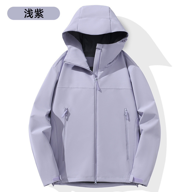 厂家直销爆款户外防水冲锋衣男春季运动连帽宽松透气登山服外套女|undefined