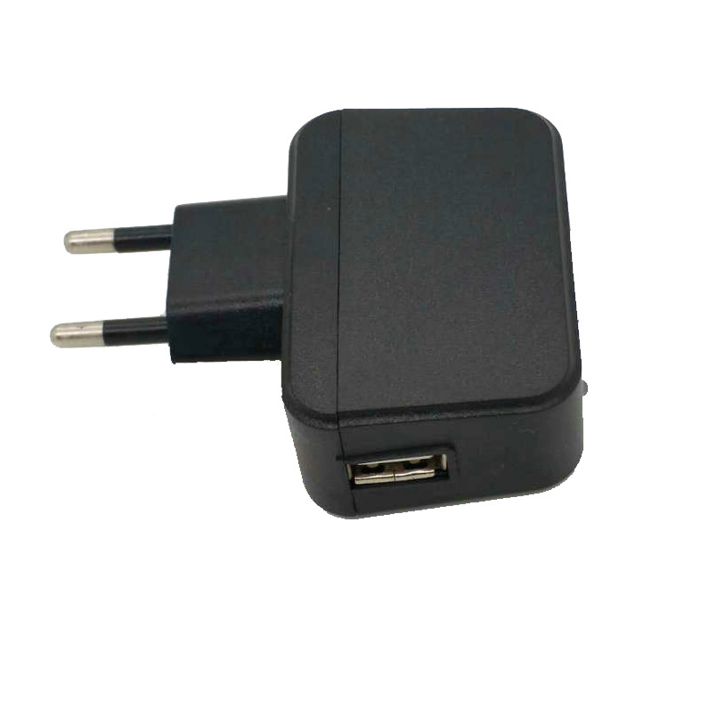 5V8.4V1A 欧规USB充电器 带转灯 18650锂电池充电器