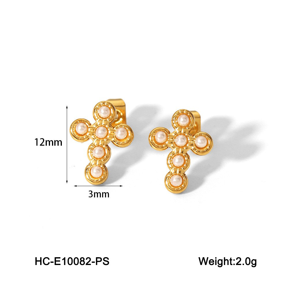 9g Weight Ion Plating (IP) Gold Plating Process 316 Stainless Steel Ear Needle Material 18K Real Gold Plated Plating Material Earrings Classification 1 Pair Quantity Casual Occasion 304 Stainless Steel Material Geometric Pattern Women's Gender Simple Style Style Waterproof Non Tarnish, Plating Craft Ion Plating (IP) Real Gold Plated Geometric Titanium Steel Simple Style Waterproof Non Tarnish Earrings 13