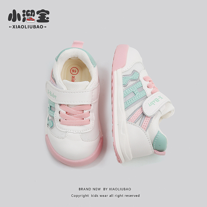 Primavera y otoño, zapatos para niños pequeños para niños, suela blanda 0, zapatos antideslizantes para bebés de 1 a 2 años, zapatillas casuales para niños, zapatos blancos para niños