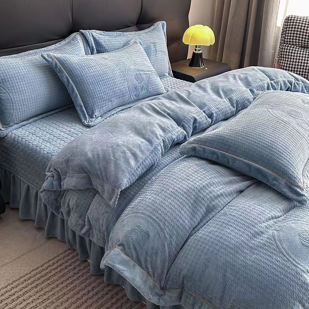 거울 속의 꽃 - 블루 그레이