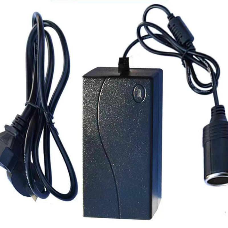 220V to 12v6a power converter household socket car refrigerator power adapter cigarette lighter adapter