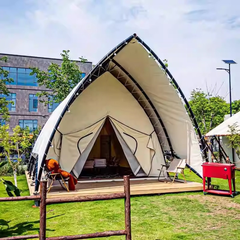 Hotel de campamento de lujo al aire libre, tienda de vela, campamento red, alojamiento residencial, tienda de vela de lujo, campamento de hotel, cabina de campamento