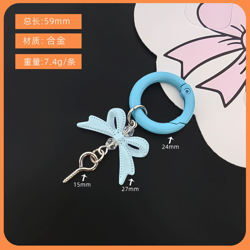新しい蝶アクリルペンダントキャンディーカラーイヤホンバッグペンダントアクセサリーバッグペンダント小物アクセサリー|undefined