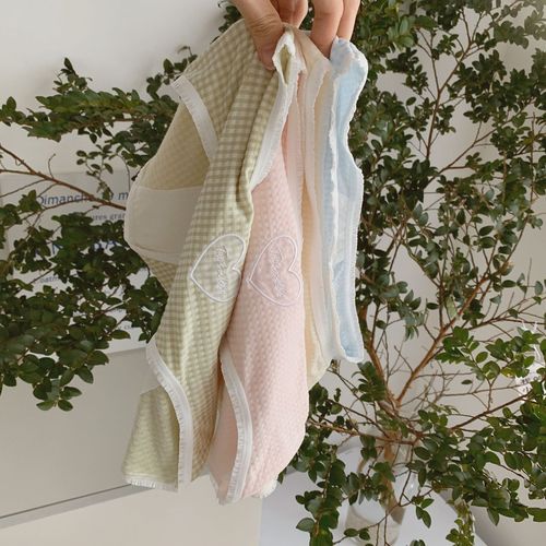 B245 menstrual pants anti-side leakage plaid exquisite girly mesh love embroidered underwear soft and waxy feel