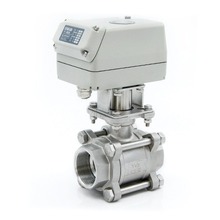 KLD400 精小型三片式不锈钢电动球阀 高压阀全通径水阀气动