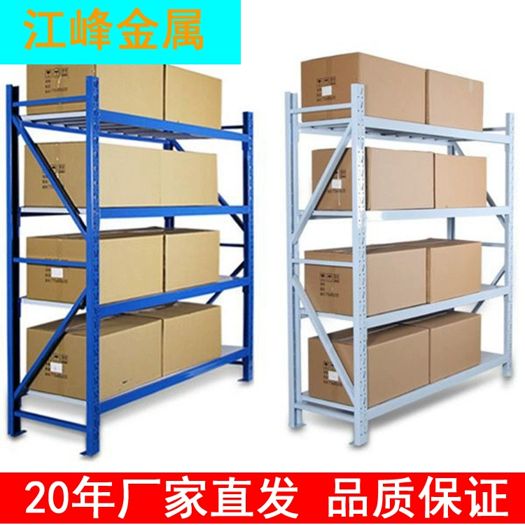 Стеллаж для хранения Jiangsu, витрина, легкая сверхмощная железная стойка, оптовая продажа, многослойная бытовая полка для складских хранений среднего размера