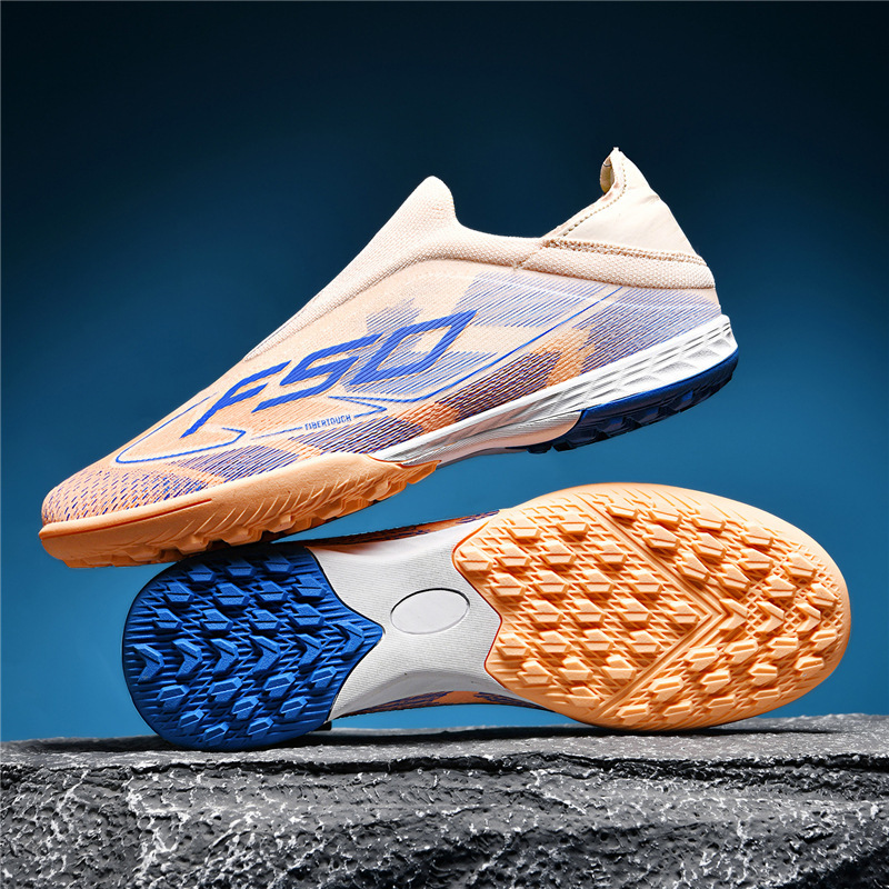 Tenis de Fútbol para Entrenamiento de Caucho Transpirables y Flexibles para Césped Natural y Artificial