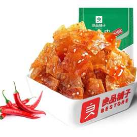 良品铺子_香辣味巧豆皮60g麻辣味小辣片小辣片薄片小辣条休闲零食