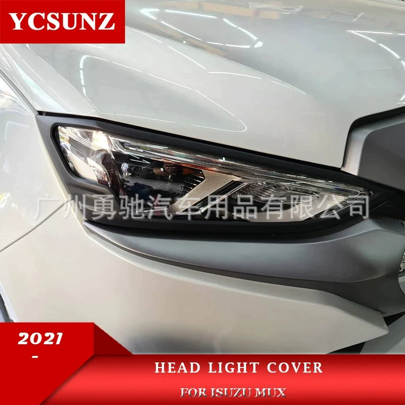 Для 21 модели Isuzu MUX внешняя отделка передний абажур большой фонарь фонарь рамка для бровей ABS модифицированные детали оптом