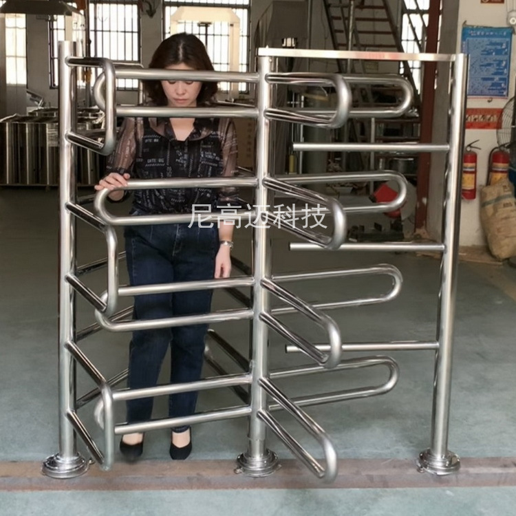 学校食堂单向通过装置手动十字闸农家乐生态园进出口引流导向道闸