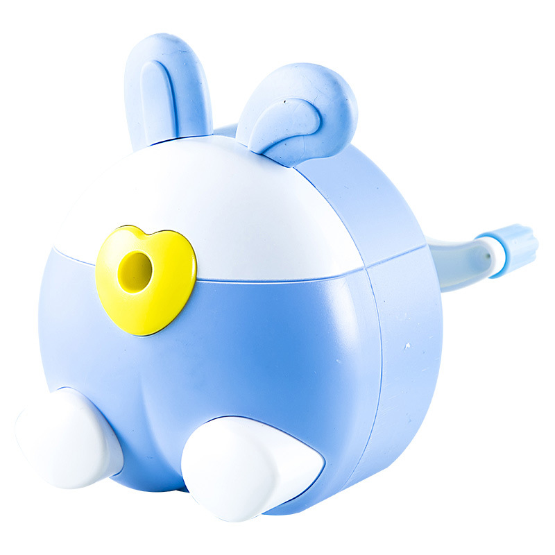 Feliz conejo 7825PP Sacapuntas de lápiz lindo estudiante Sacapuntas de lápiz de manivela automático avance y retiro lápiz sacapuntas