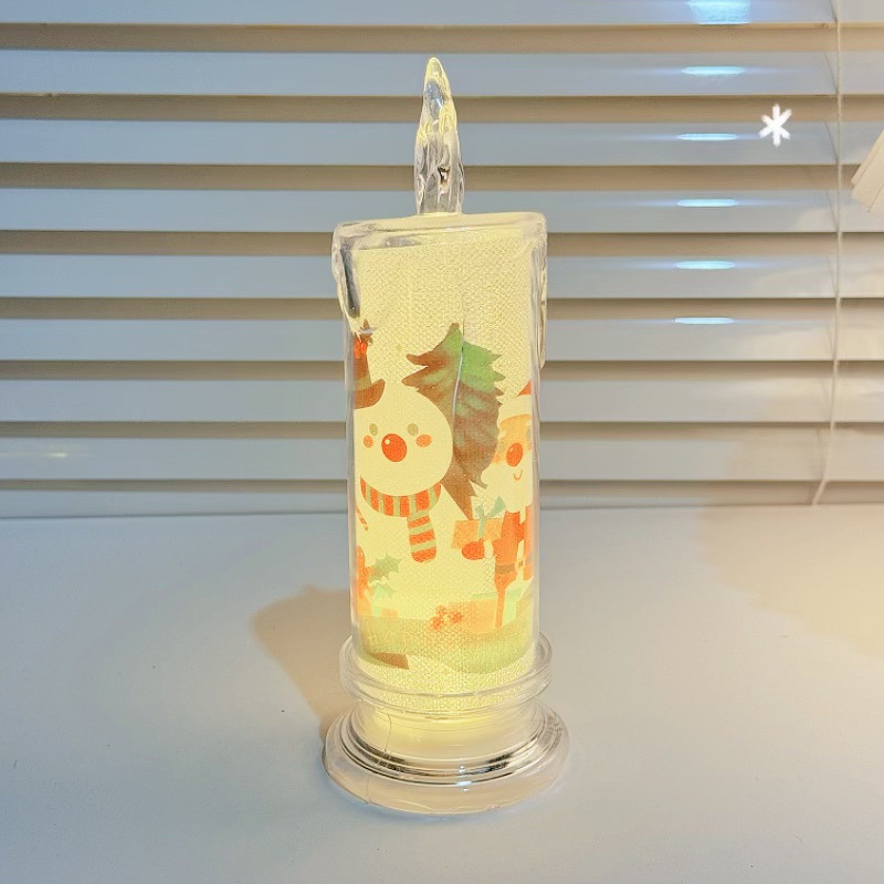 Cristal simulado lámpara de vela LED pequeña lámpara de té cera noche pareja confesión propuesta de matrimonio decoración atmósfera lámpara regalo de cumpleaños