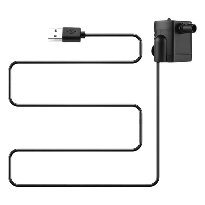 Бесщеточный водяной насос постоянного тока USB1.5 метр зарядка сокровищ бесщеточный миниатюрный диспенсер для воды для домашних животных бесшумный насос Заводской магазин