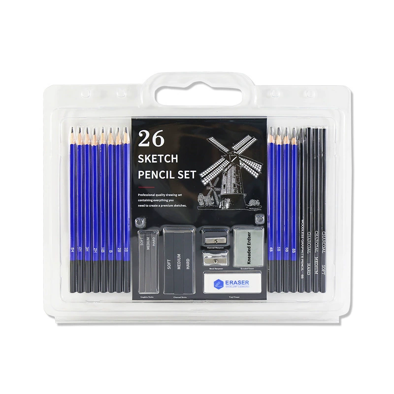 Pencil, art set, 26 pieces