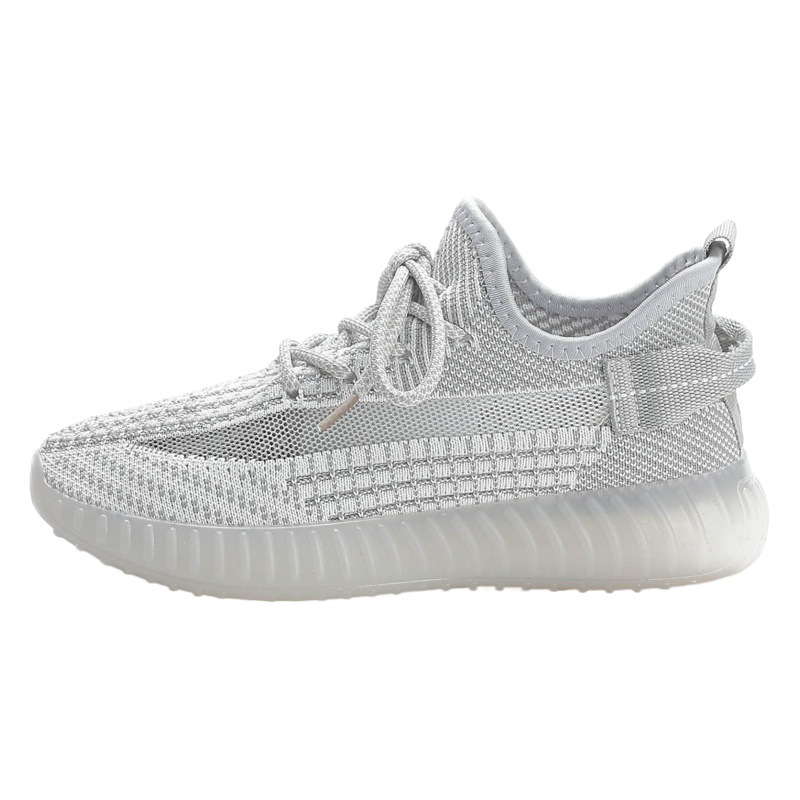 Zapatos de coco para hombre al por mayor de gran tamaño para hombres y mujeres con el mismo estilo, zapatos deportivos de tejido volador, zapatos de pareja casuales transpirables populares de verano image 1