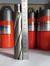 创恒合金空心钻头磁力钻取芯钻磁座钻开孔套料14 26 34 98*75 100