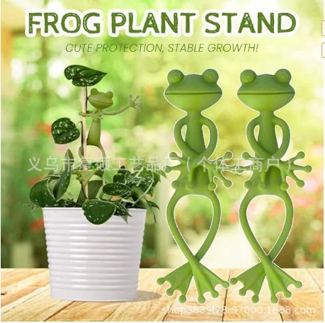 Amazon Frog Plant Stand, Green Frog Plant Supports Стенд для растений лягушки