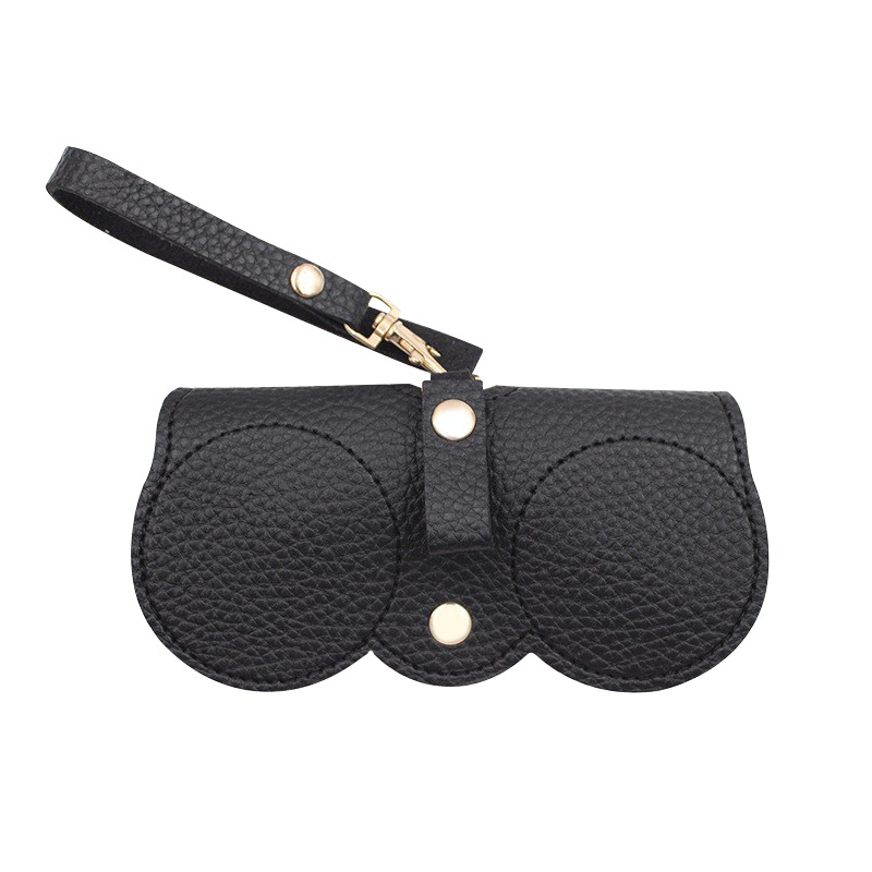 Gafas populares bolsa de almacenamiento portátil gafas de sol cubierta protectora colgante bolsa de gafas para viajar de moda y simple