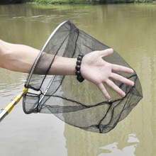 4毫米抄网头可折叠不锈钢空心钢圈抓河虾泥鳅捞鱼网钓鱼渔具用汗