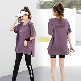 健身套装;瑜伽服;瑜伽T恤