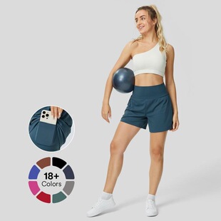 J 51622 High Waist Invisible Pocket Yoga Shorts �����٤��ѝ