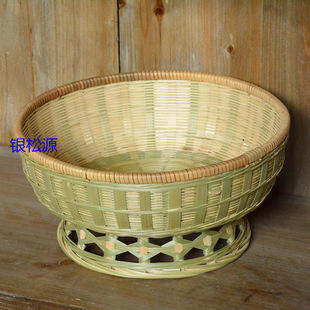 Complete Collection of Bamboo Products, Handmade Bamboo Steamed Bun Baskets, Woven Bamboo Products, Round Bamboo Baskets, Household Pancake Bamboo Baskets, New