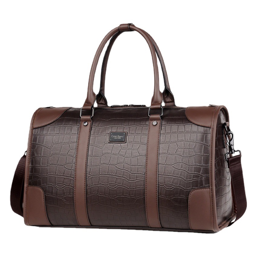 Bolso de viaje de los hombres de cateikarrui gran capacidad larga y corta distancia de viaje de negocios equipaje de hombro