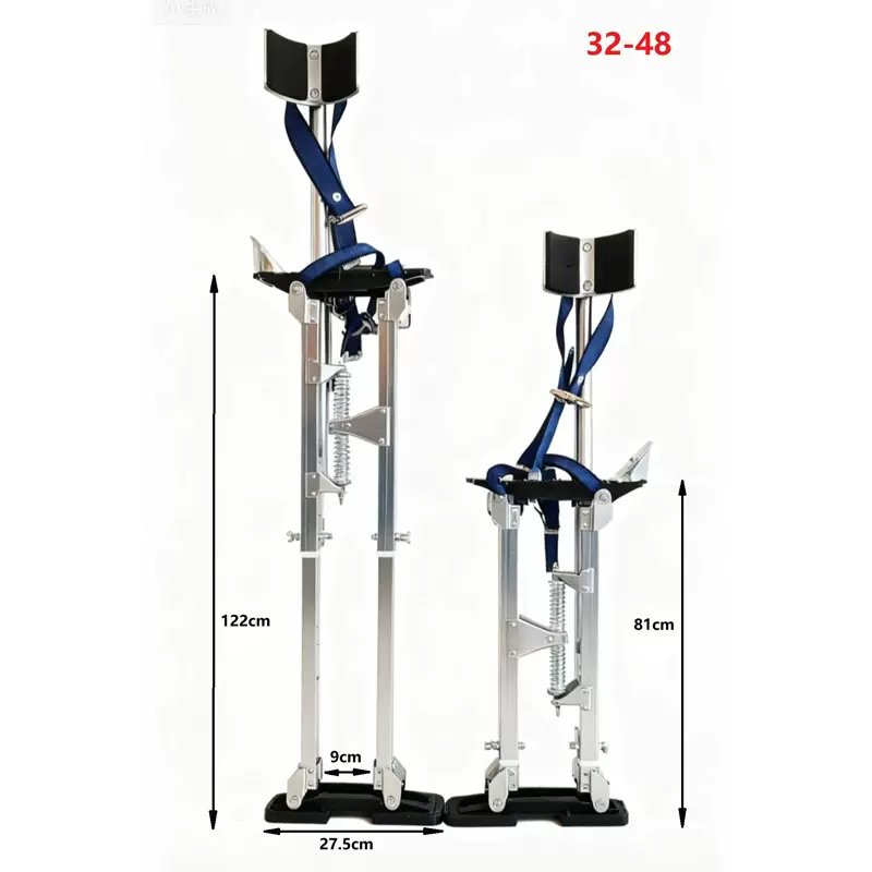 移动铝合金高跷伸缩马凳升降登高室内行走梯子装修摘果多功能机器