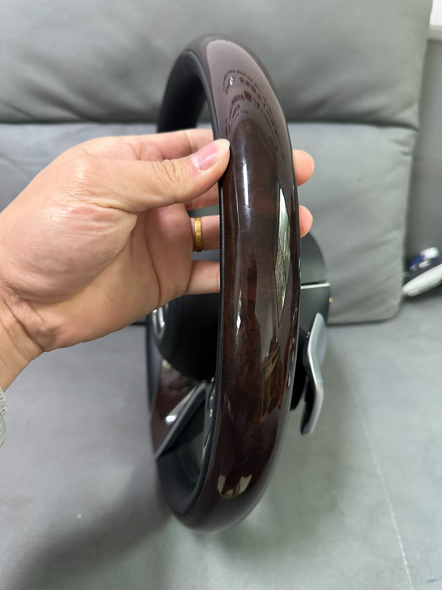 Suitable for Mercedes steering wheel modification and upgrade, multi-color mahogany assembly, Maybach Butterfly new model-221 mahogany