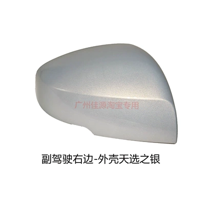 turn signal, 2021 to 2026 Rear mirror/rearview mirror assembly - passenger-side-right-shell-in-the-color-of-celestial-silver