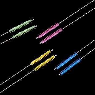 Amazon Select Baby Bottle Colored Suction Tube Brush Pipe Brush 304 Stainless Steel Nylon Cup Brush Test Tube Brush