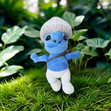 跨境俄罗斯爆款25cm蓝精灵猫咪毛绒玩具可爱smurf cat plush toy