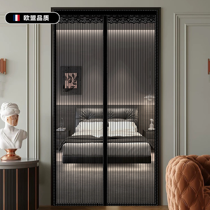 Foreign Trade Cross-Border Export Screen Door Anti-Mosquito Door Curtain Summer Velcro Self-Adhesive Flies and Mosquitoes High-End Source Factory Store Foreign Trade Cross-Border Export Screen Door Anti-Mosquito Door Curtain Summer Velcro Self-Adhesive Flies and Mosquitoes High-End Source Factory Store
