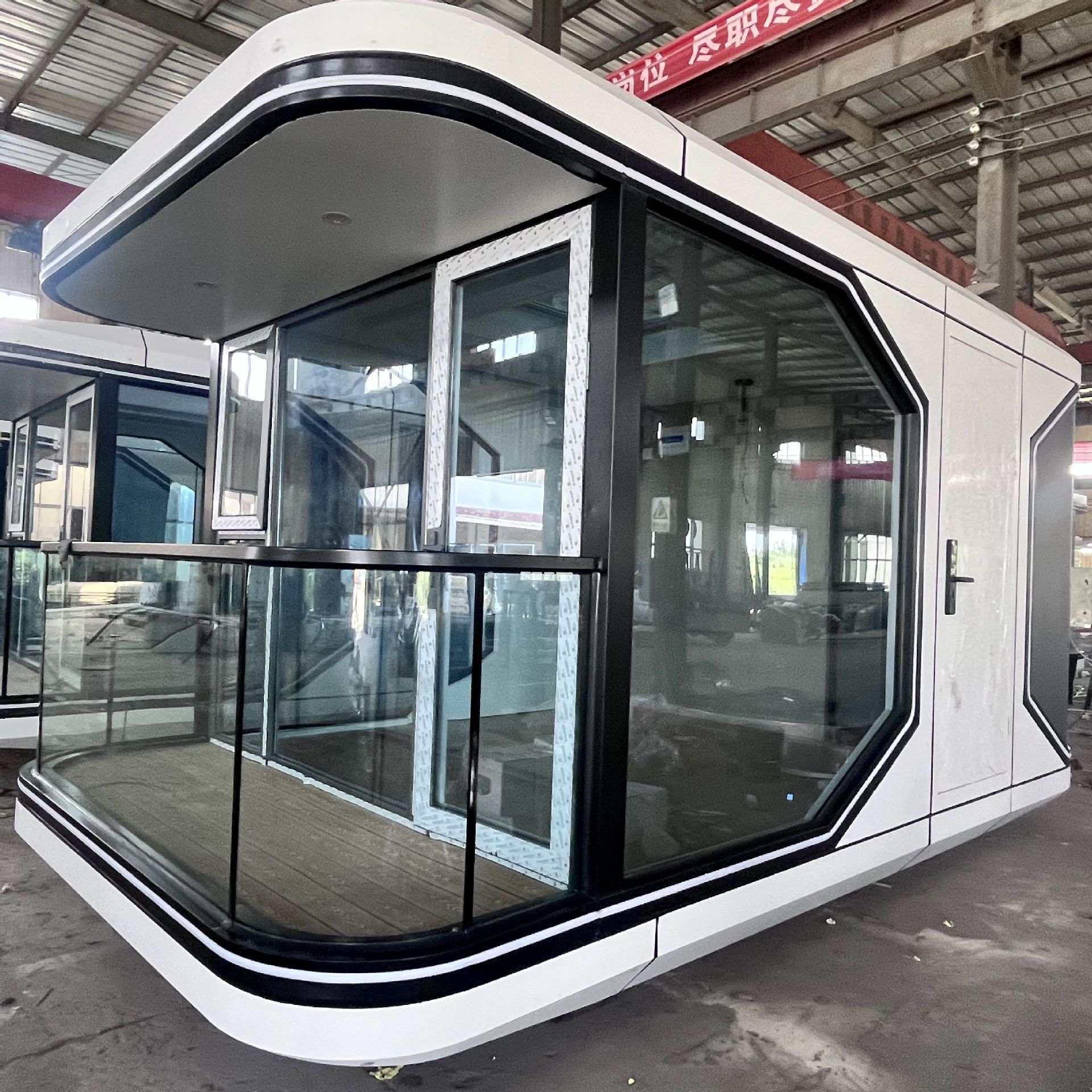 Cápsula espacial Sala de oficina inteligente Área escénica Camping B & B Sala de sol insonorizada Cápsula espacial móvil al aire libre