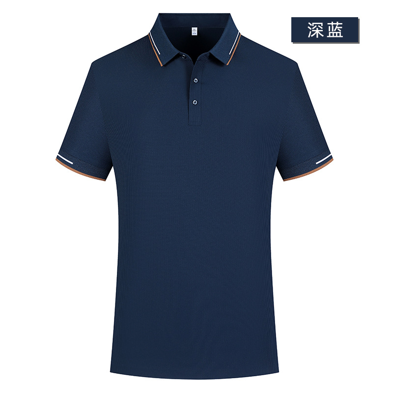 Nylon spandex pegamento sin costuras 5A antibacteriano de manga corta Polo impreso personalizado LOGO vestido de verano ropa de trabajo