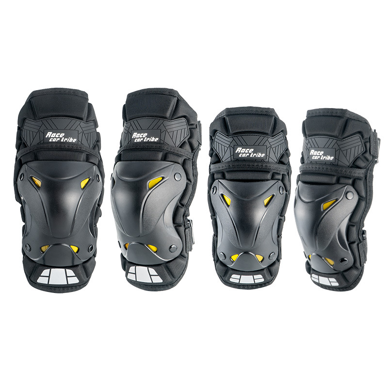 Protector de rodillas para motocicletas, protector de codo, conjunto de cuatro piezas para artículos de ciclismo anticorrido HJ - 15