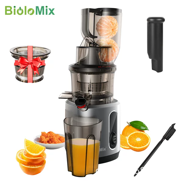 Cross-Border Multifunctional Slow Juicer Electric Fresh Fruit and Vegetable Juicer Without Pulp Residue Slowjuicer