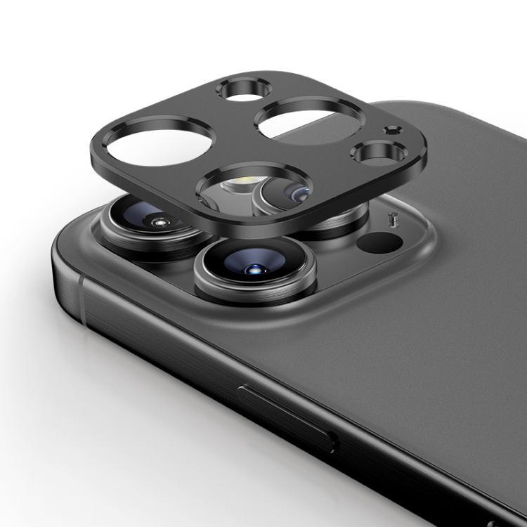 XDcase Titanium Hollowed Phone Camera Metal Paste para iPhone 16 Pro / 16 Pro Max
