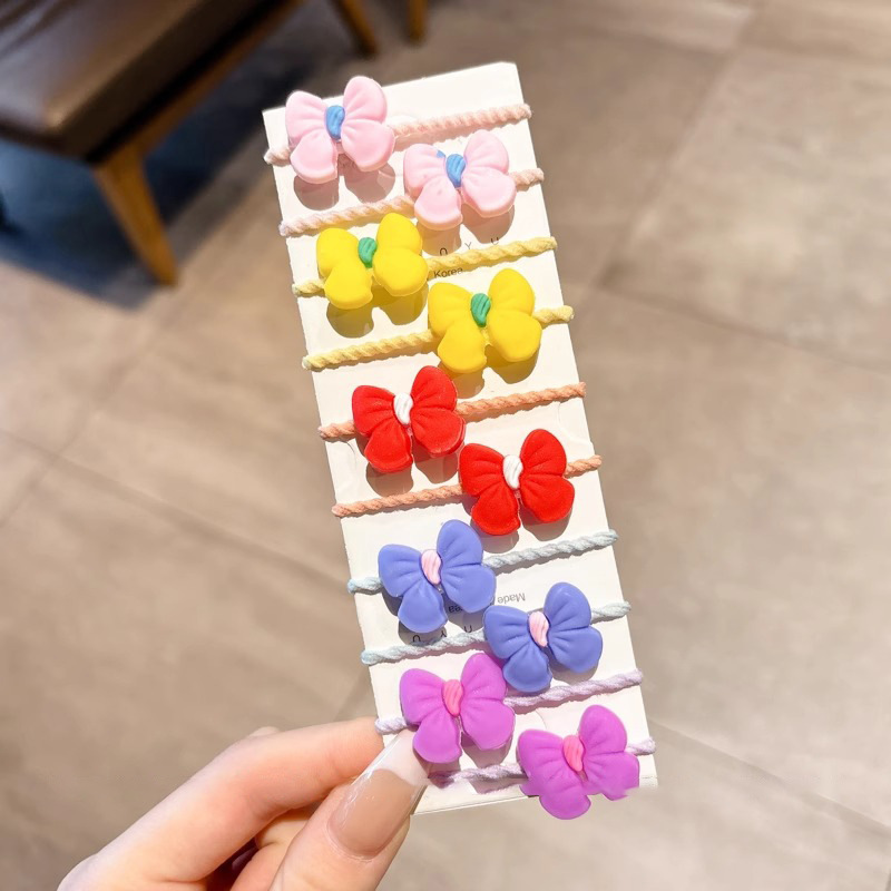 Anillo de pelo de pulgar bebé no daña cabello pequeño toque de cabello para niños correa de goma para niñas cuerdas de cabello para bebés cuerdas de cabeza de alta elasticidad