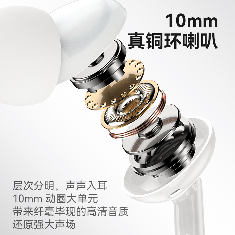 Yesido In-Ear Digital Headphones Type-C High Definition Stereo with Volume Control Plug-and-Play Earbuds