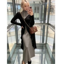 �¿��ɫ�ﶬ�B��ȹ����ʽŮ�b��������ٴ�ȹ��ȫ�׃ɼ���Ů