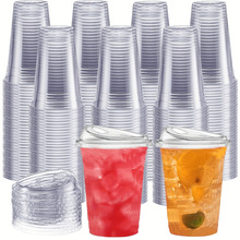 M 38994 Thickened Clear Disposable Plastic Cups �Ӻ�͸��һ��