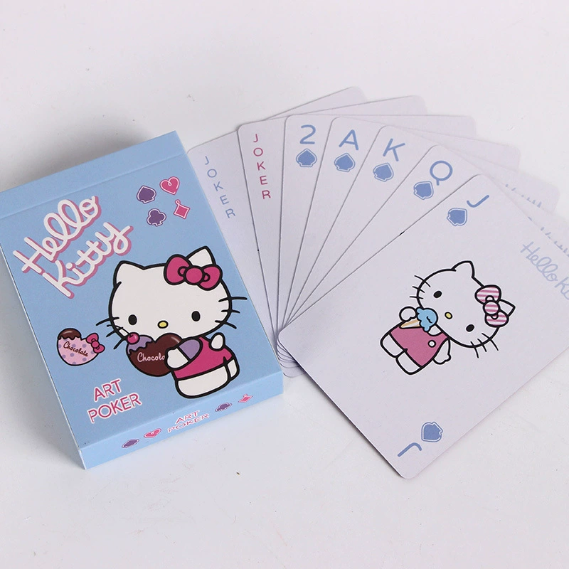 Hello Kitty, карты для покера высокого качества