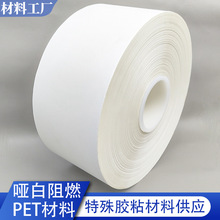 哑白PET不干胶原材料用于数码印刷UV喷墨材料防水撕不烂卷材批发