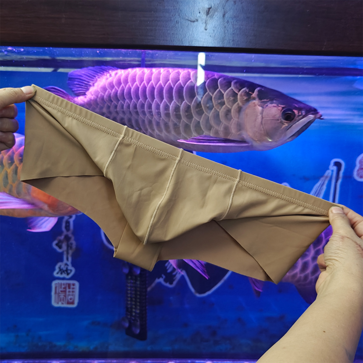 004 Yimanwenshi Trendy Men's U-Convex Pouch Sexy Low-Waist Briefs Ice Silk Half-Covering Buttocks Narrow Buttocks Quick-Drying