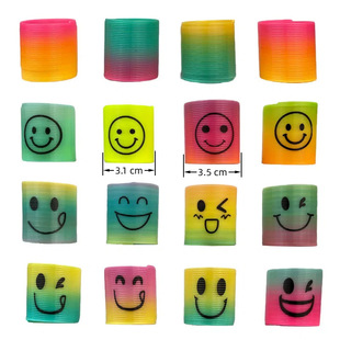 Factory Wholesale Mini Rainbow Circle Hot Explosive Magic Rainbow Roll Children's Educational Toys Gifts Yiwu Stall